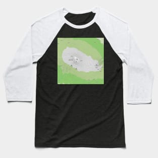 Serengeti Skylines: Kilimanjaro Topography Baseball T-Shirt